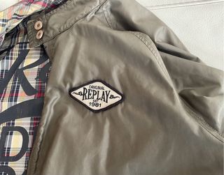 Cazadora Replay Hombre Verde Talla XL