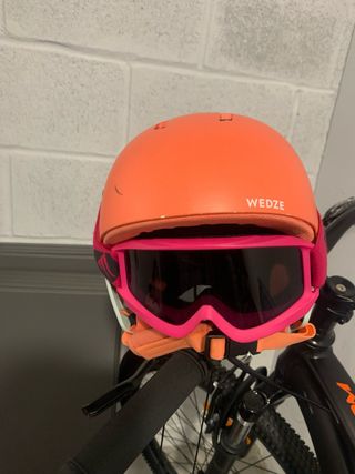 Casco esquí infantil Wedze naranja