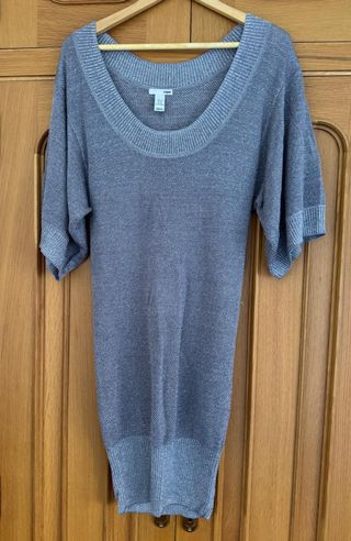 Jersey largo gris de la marca H&M