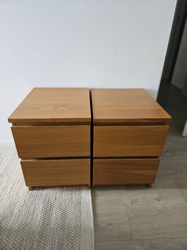 1 mesita chapa roble natural