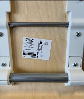 Sillas confidente aluminio tapizado azul, taburete