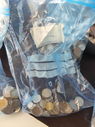 Monedas antiguas España y otros países 15 eur kg