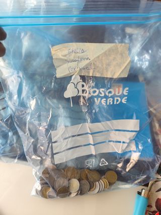 Monedas antiguas España y otros países 15 eur kg