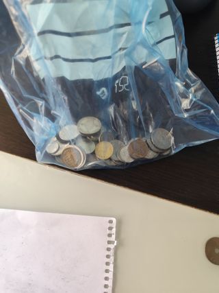 Monedas antiguas España y otros países 15 eur kg