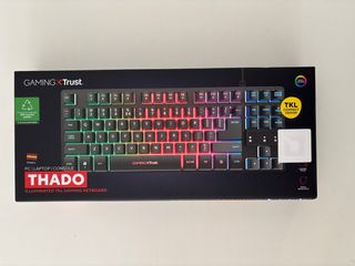 Teclado Gaming Trust THADO TKL Negro