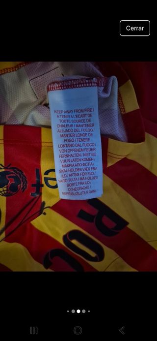 Equipación FCB Talla 18-24m + Dedicatoria Piqué