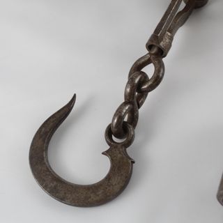 Balanza Romana Antigua Hierro Siglo XIX