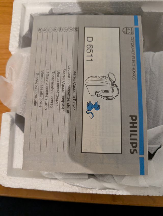 Walkman Negro con Botón Verde