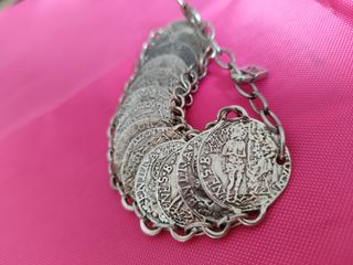 Pulsera  monedas Uno de 50 