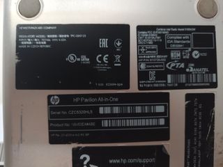 Ordenador HP Pavilion AIO, para reparar o piezas