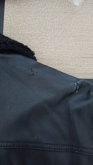 Chaqueta ASOS cuero sintético negra