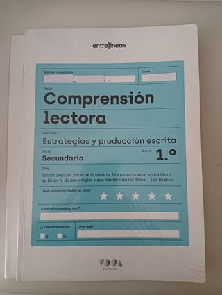 Entrelíneas 1. Comprensión lectora, estrategias...