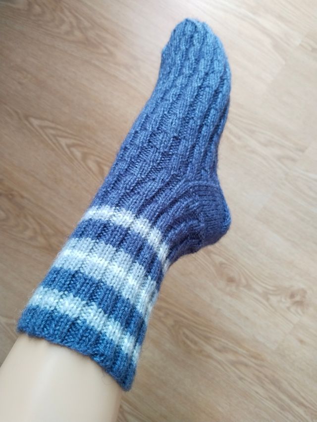 Calcetines de lana hechos a mano