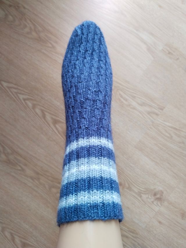 Calcetines de lana hechos a mano