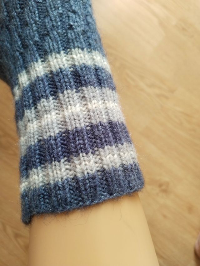 Calcetines de lana hechos a mano