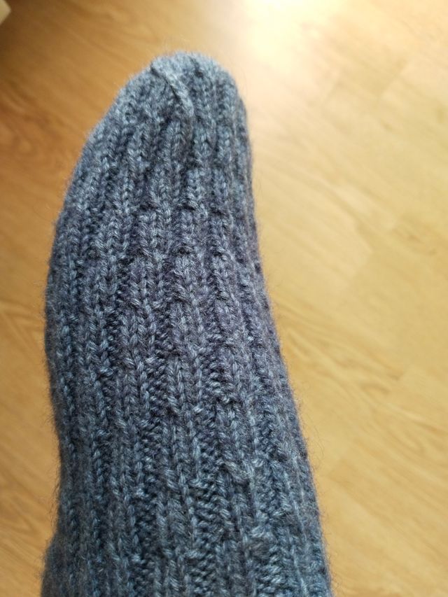 Calcetines de lana hechos a mano