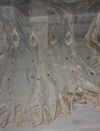 Organza San Leucio ricamata 350x290cm