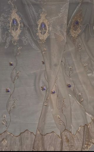 Organza San Leucio ricamata 350x290cm