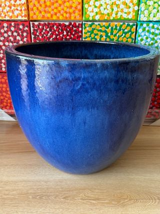 Maceta Herstera Azul 42x38 cm
