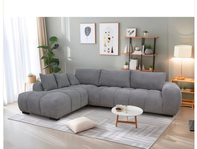 Exclusivo Sofá Chaislongue Gris