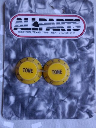2 potenciómetros guitarra amarillos ALLPARTS