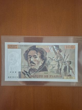 Billete 100 Francos Franceses 1991