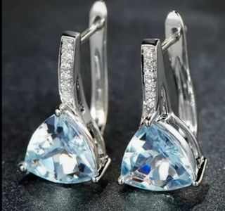 Pendientes Plata y Turquesa
