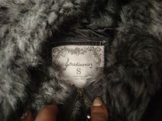 Chaleco de pelo gris