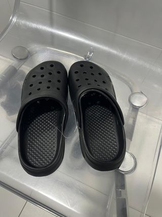 Zuecos negros talla 40 sin estrenar