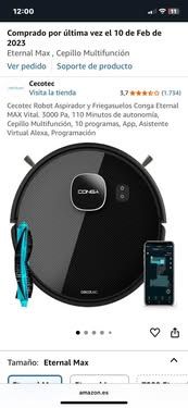 Aspiradora Conga Eternal Max