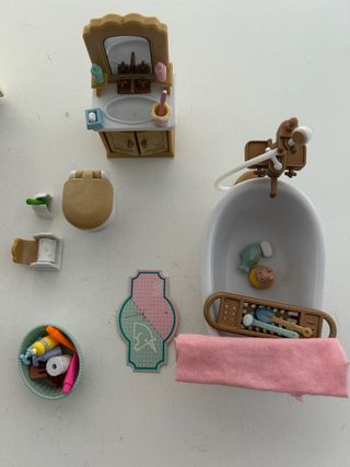 Mobiliario Sylvanian Families Baño