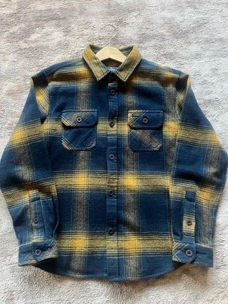 Camisa Rip Curl Rapaz Flanela Xadrez nova, sem uso