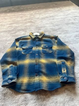 Camisa Rip Curl Rapaz Flanela Xadrez nova, sem uso