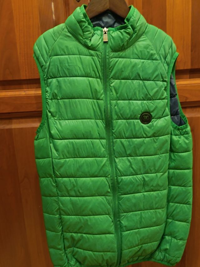 Chaleco acolchado verde