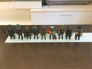 Playmobil Soldados 2ª Guerra Mundial 9€ unidad