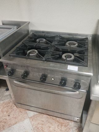 Cocina Mundigas 4 fuegos + horno