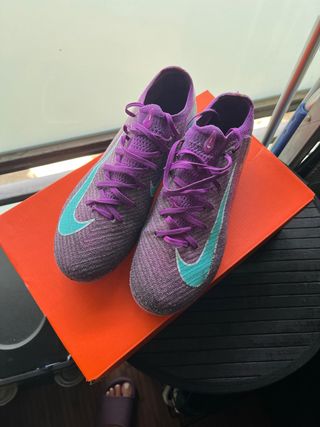 Zapatillas Fútbol Nike Mercurial Morado/Turquesa