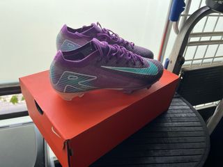 Zapatillas Fútbol Nike Mercurial Morado/Turquesa