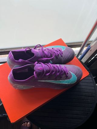 Zapatillas Fútbol Nike Mercurial Morado/Turquesa