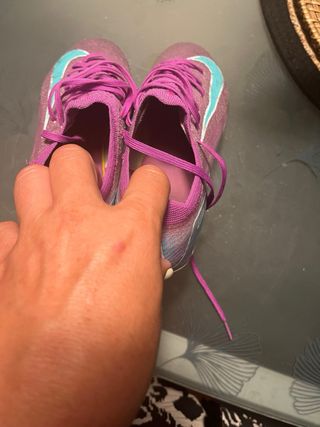 Zapatillas Fútbol Nike Mercurial Morado/Turquesa