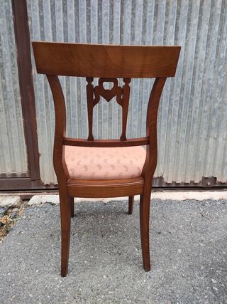 Juego 4 Sillas y 2 Sillones Clásicos Madera