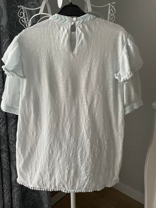 Blusa bordada El Corte Inglés Talla M
