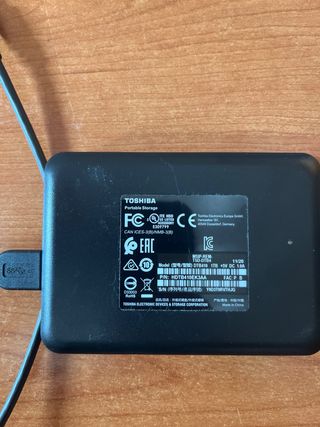 Disco rigido esterno USB Toshiba da 1 TB