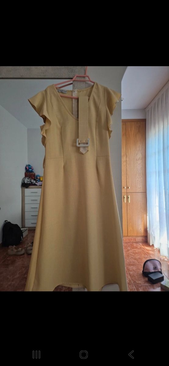 Abito Valentina Beige Taglia S