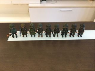 Playmobil Soldados Americanos WWII 9€ unidad.