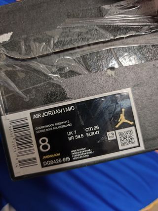 Nike Jordan 1 Gris y Morado