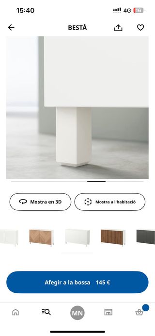Armario BESTA Ikea blanco