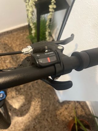 Bicicleta Rockrider Negra y Azul