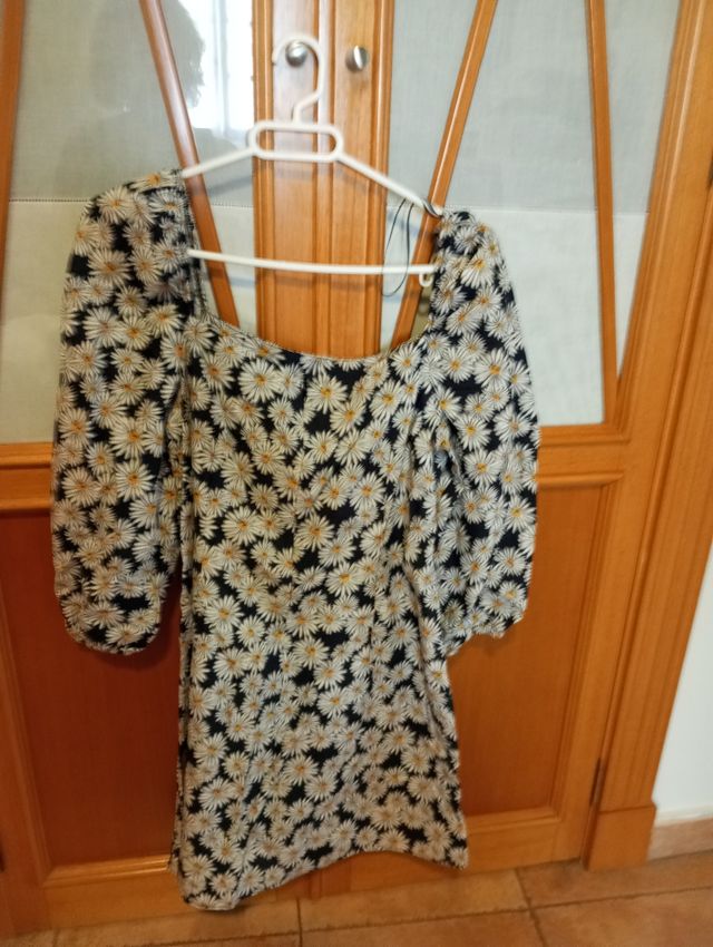 Vestido estampado flores