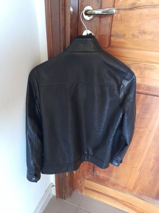 Giubbino ecopelle bambino